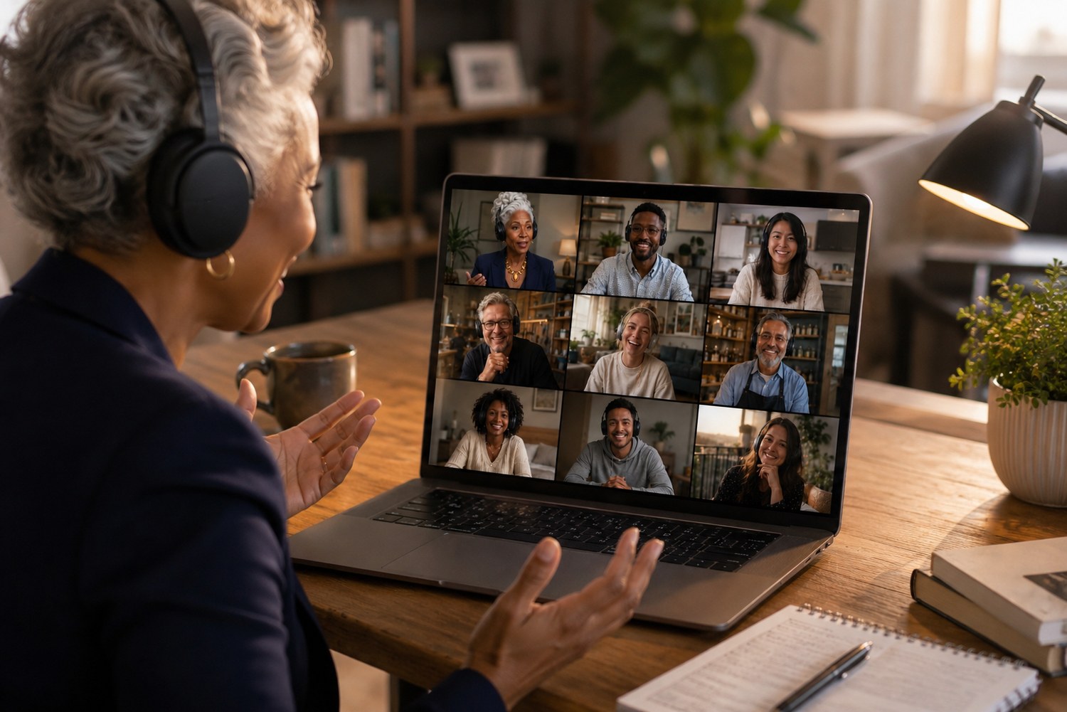 A live call inside The AI Business HQ Builders community