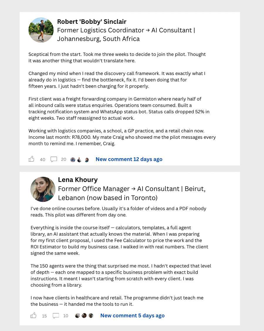 Paid With AI pilot community testimonials