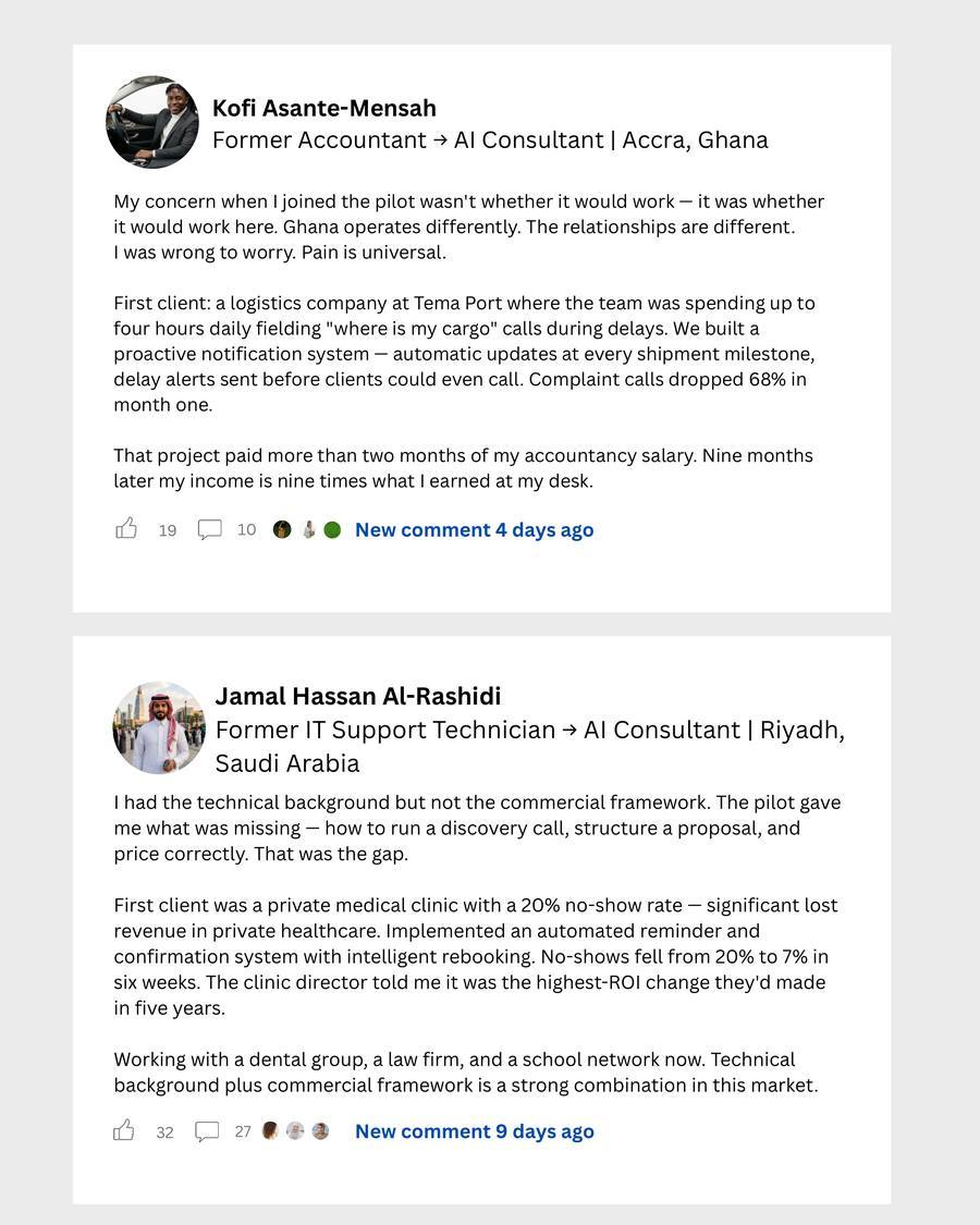 Paid With AI pilot community testimonials